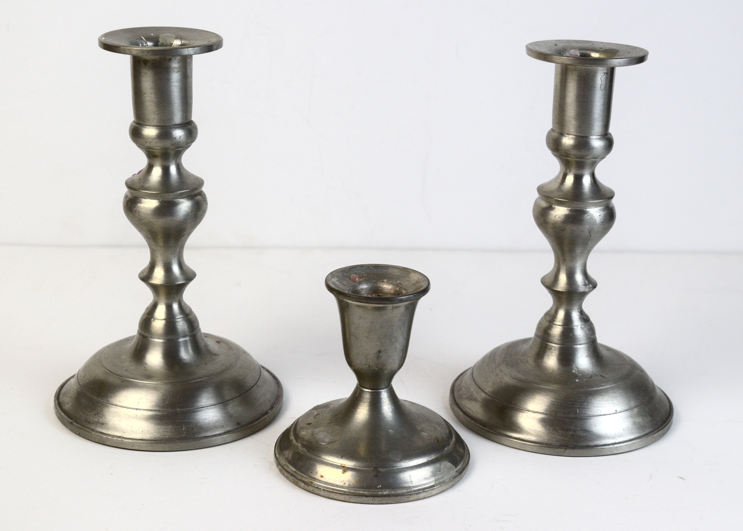 Pewter Candlesticks