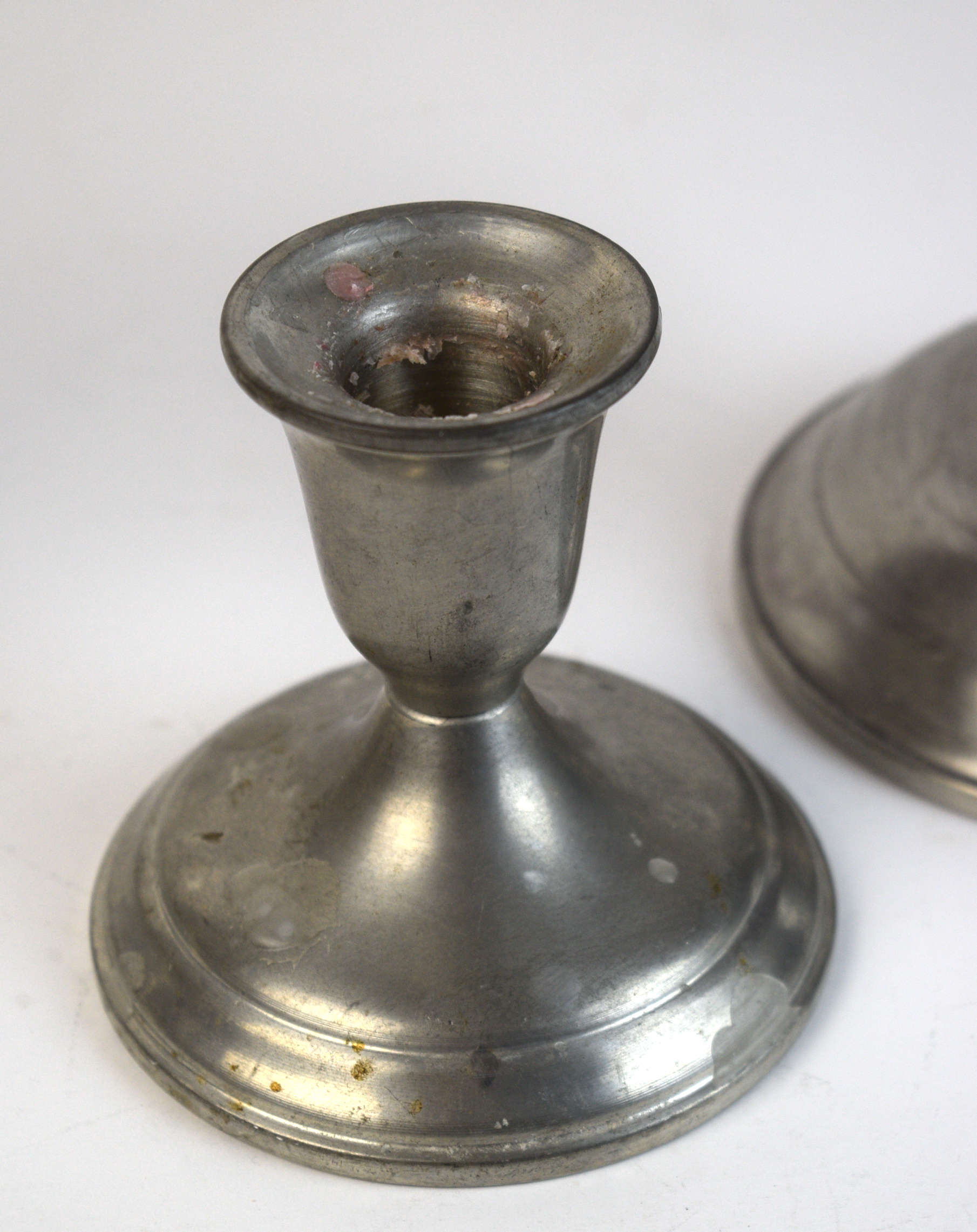 Pewter Candlesticks