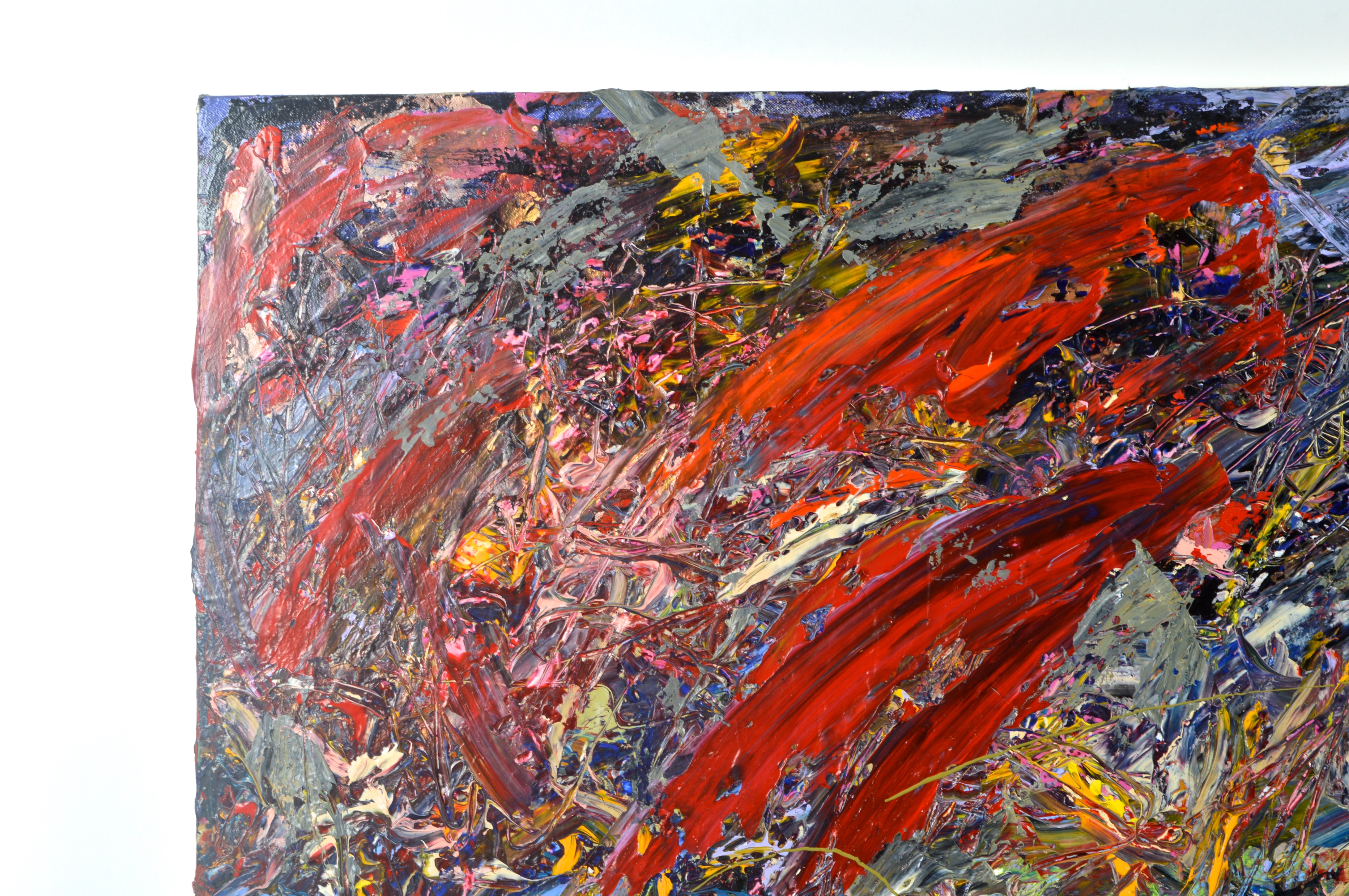 Ron Lindquist Abstract Oil Painting