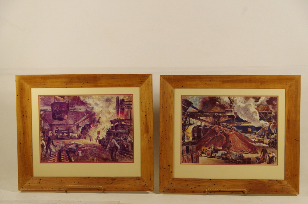 Two WWII Era Prints by Peter Helck