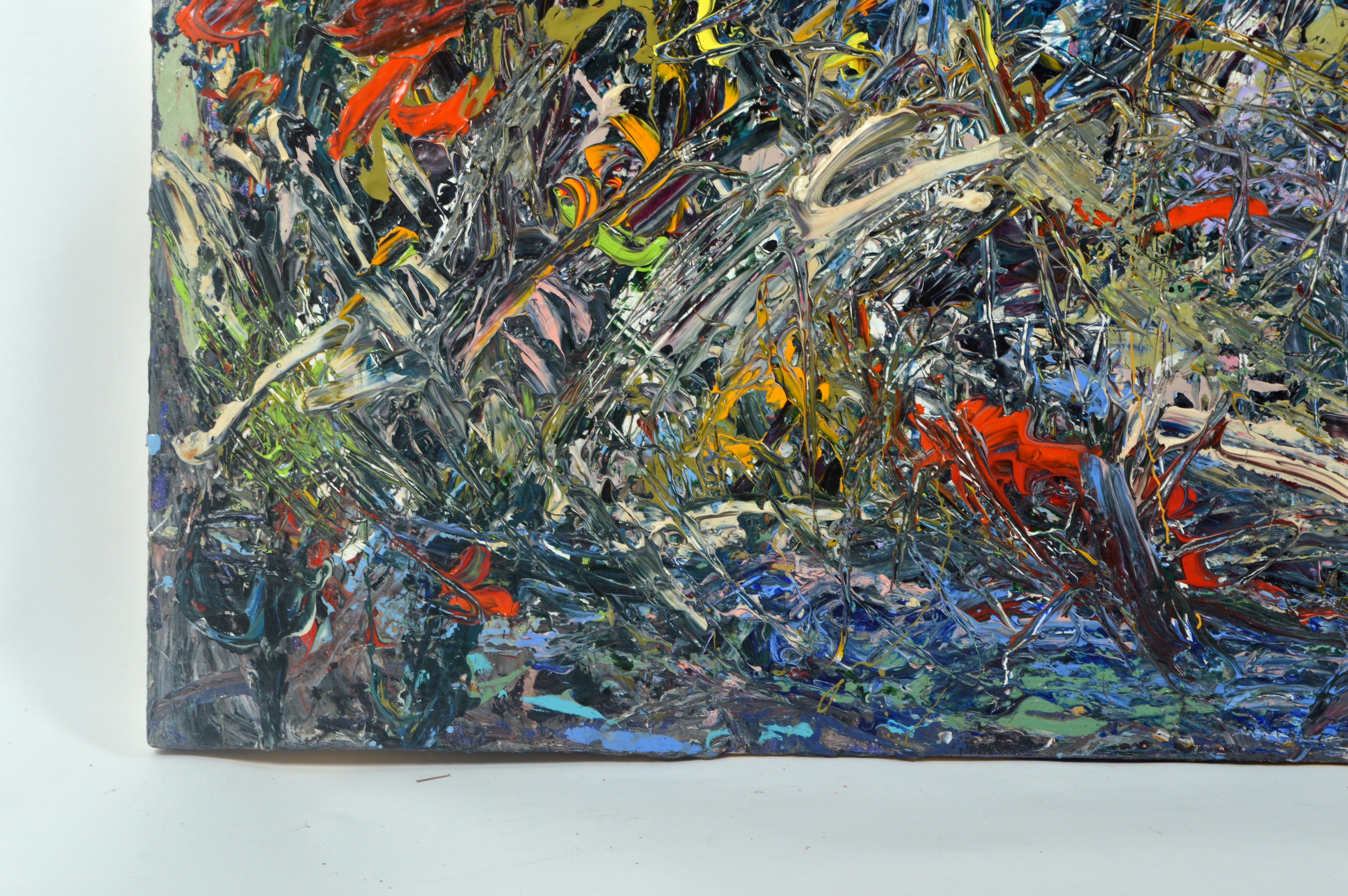 Ron Lindquist Abstract Oil Painting