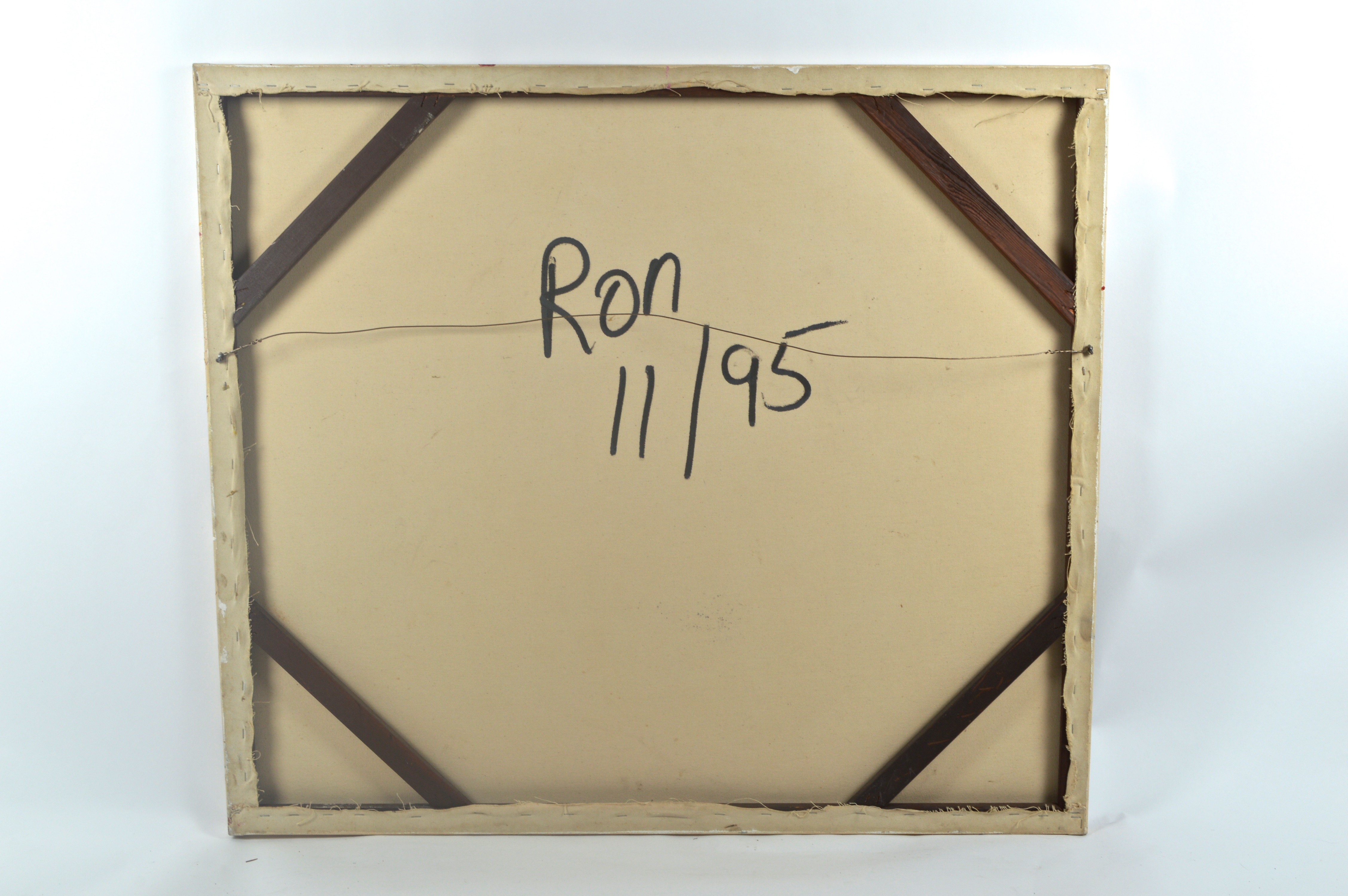 Ron Lindquist Abstract Oil Painting