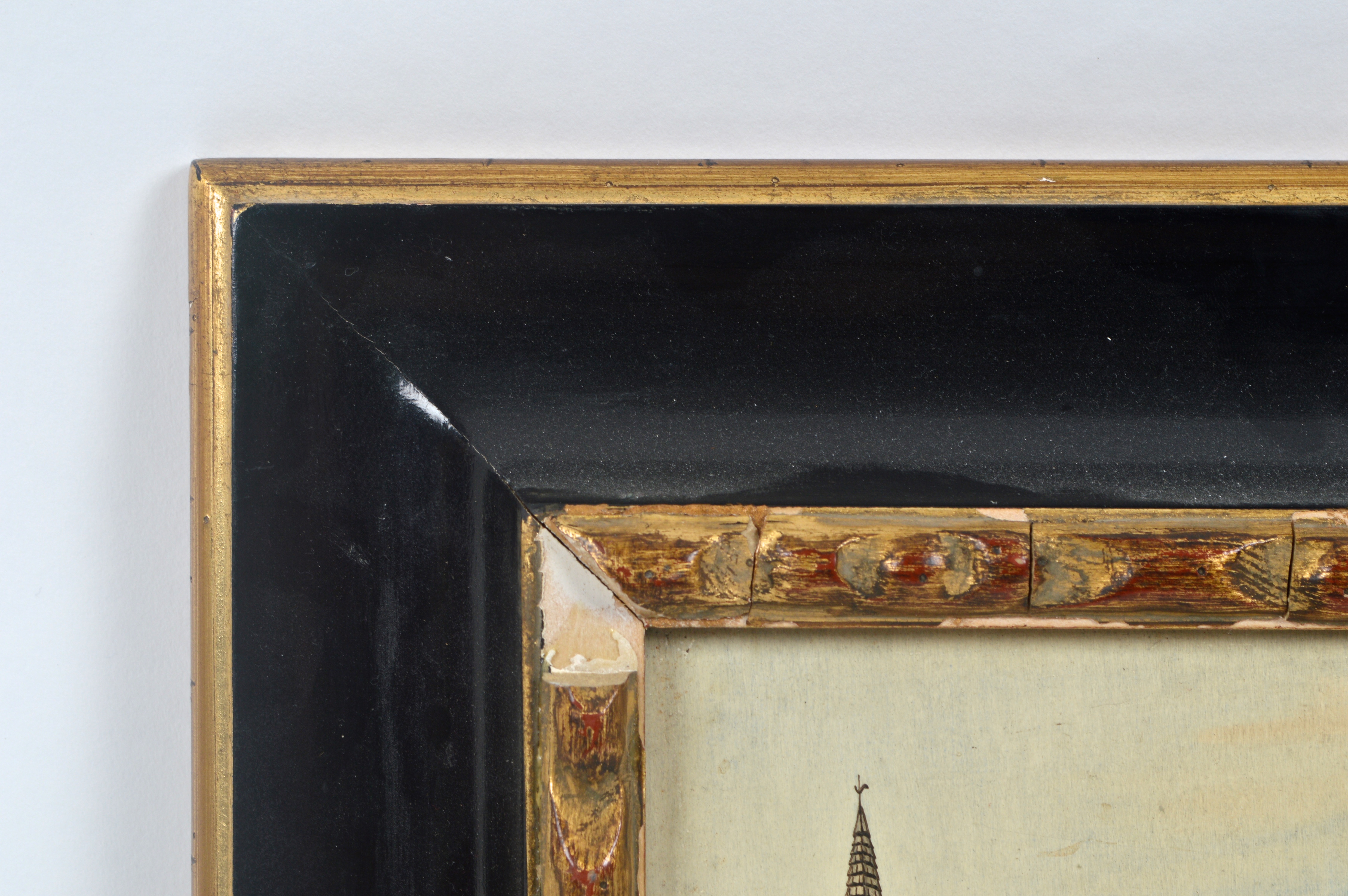 Mariangela "Mediterranean Village" Egg Tempera Painting