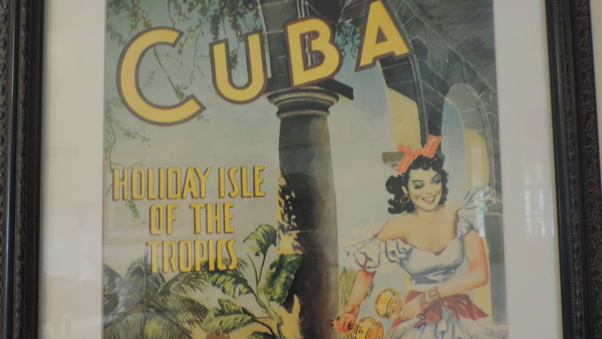 Framed Cuba Poster Print