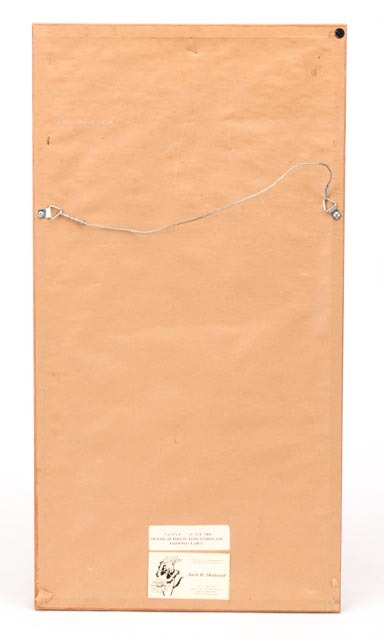 Original Watercolor, Vertical Landscape