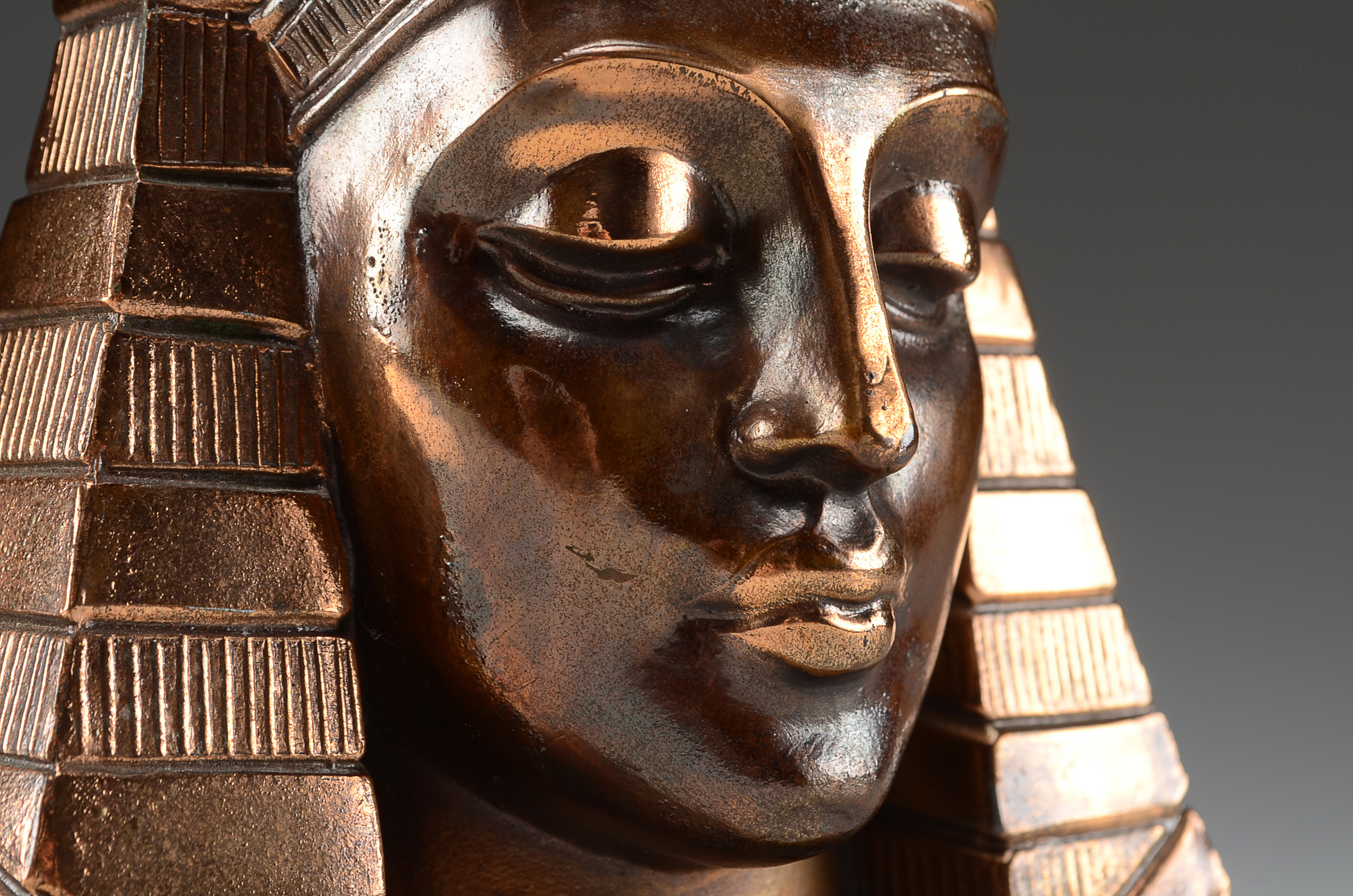 Art Deco Style Egyptian Pharaoh Bookends