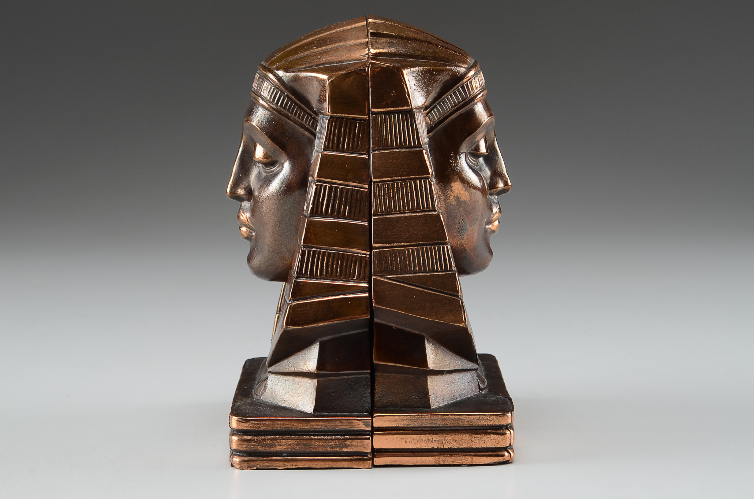 Art Deco Style Egyptian Pharaoh Bookends