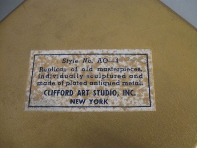 Vintage Wall Decor in Black and Gold Tone