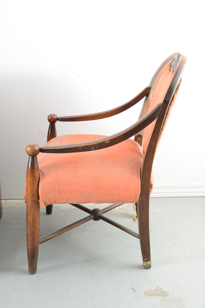 Collection of Orange Colored Chairs