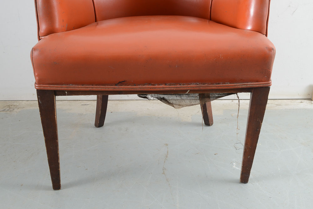 Collection of Orange Colored Chairs