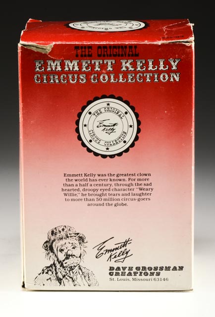 Emmett Kelly Circus Collection Clown Figurine, "Wall Street"