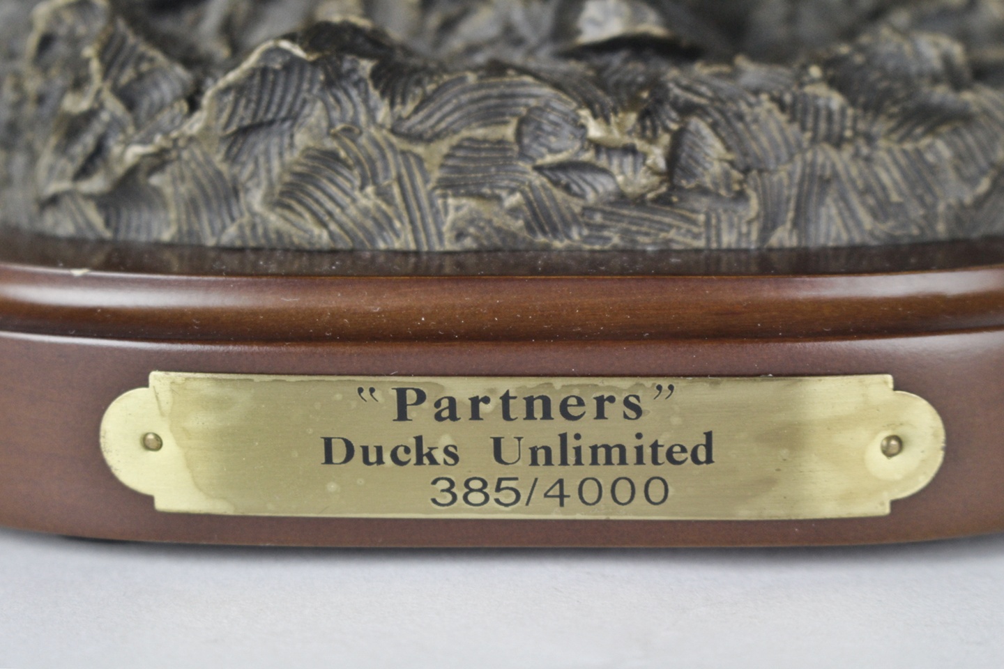 Ducks Unlimited "Partners" Bronze Statue 385/4000