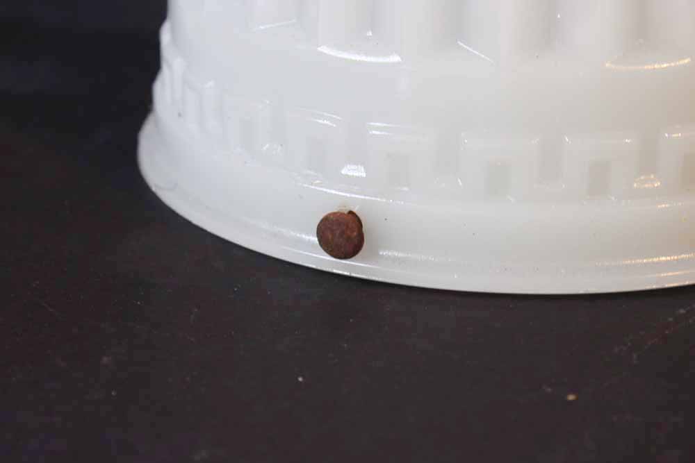 Vintage White Glass Light Shades