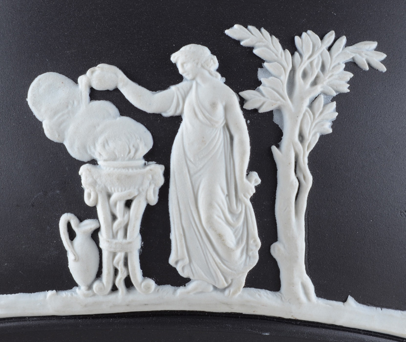 Wedgwood Black Cameo Jasperware Bowls