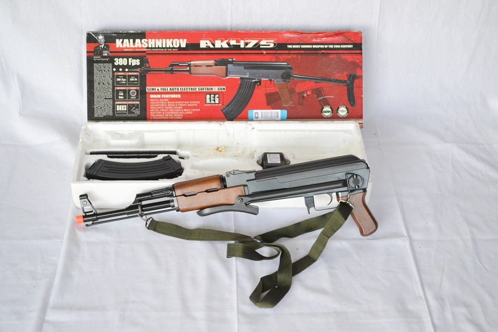 Kalashnikov AK47S Semi & Full Auto Electric Softair Gun