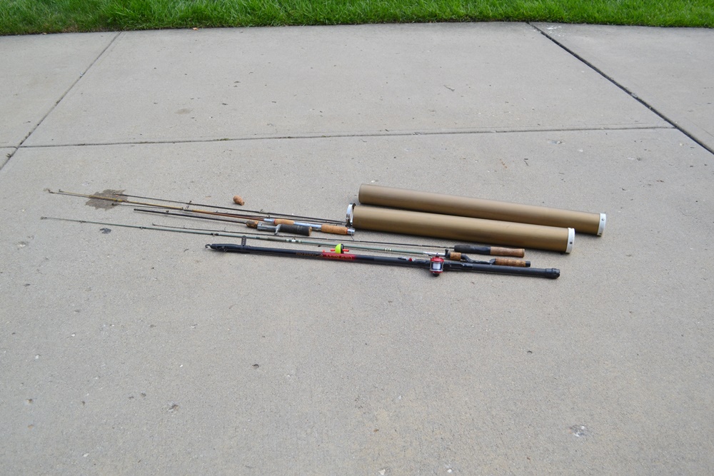 Royal Stream Fishng Rod Caddy & Rods