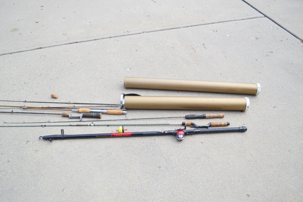 Royal Stream Fishng Rod Caddy & Rods