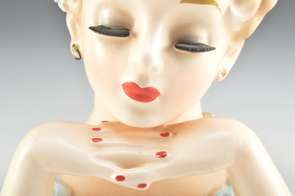 1961 Inarco Figural Lady Head Vase