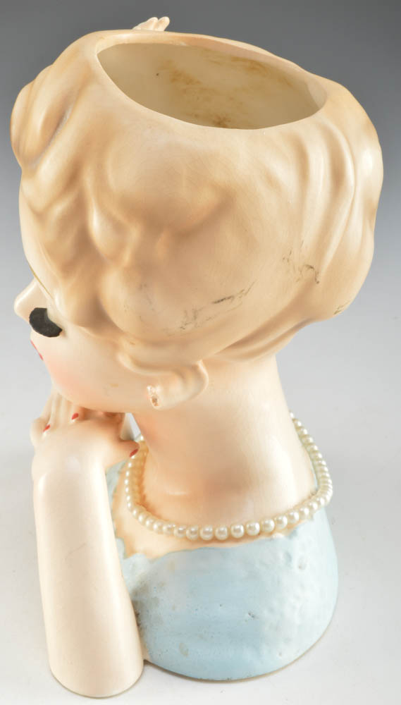 1961 Inarco Figural Lady Head Vase