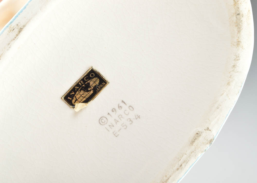 1961 Inarco Figural Lady Head Vase