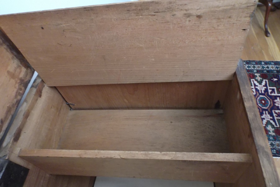 Early 19th Century Pine Mule Chest