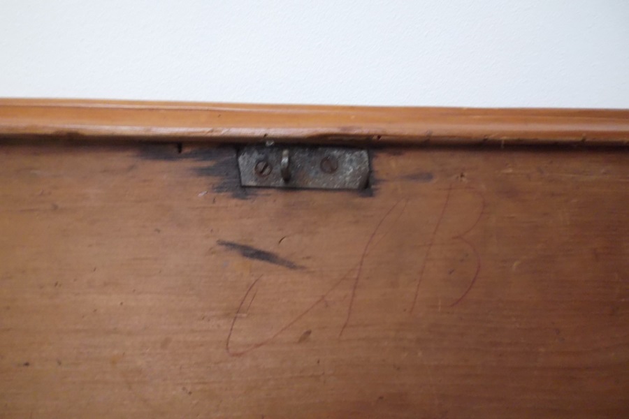 Early 19th Century Pine Mule Chest