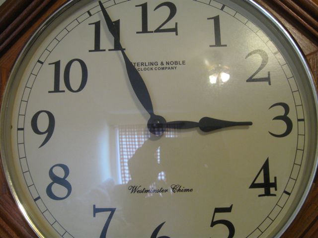 Sterling and Noble Regulator Wall Clock