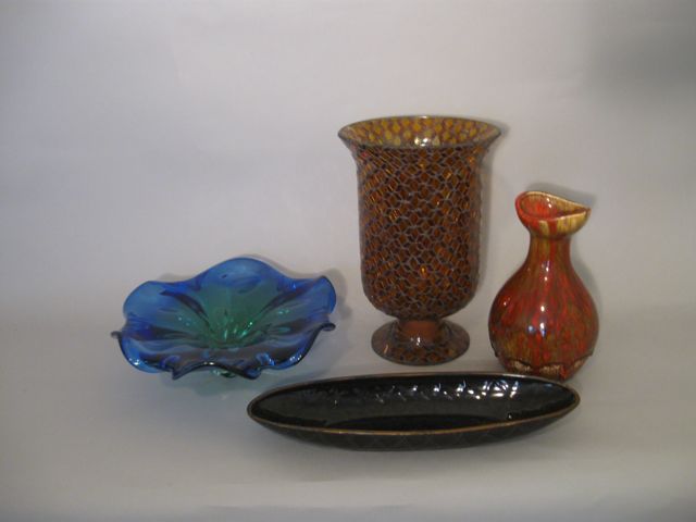 Mid Modern Glass and Ceramics