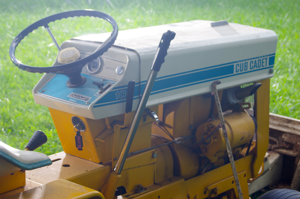 Cub Cadet 104 Garden Tractor with Mowing Deck and Accessories