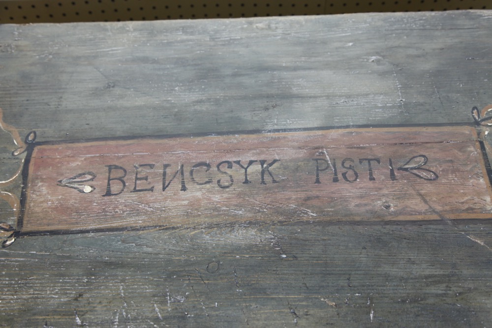 Painted Folk Art Blanket Chest