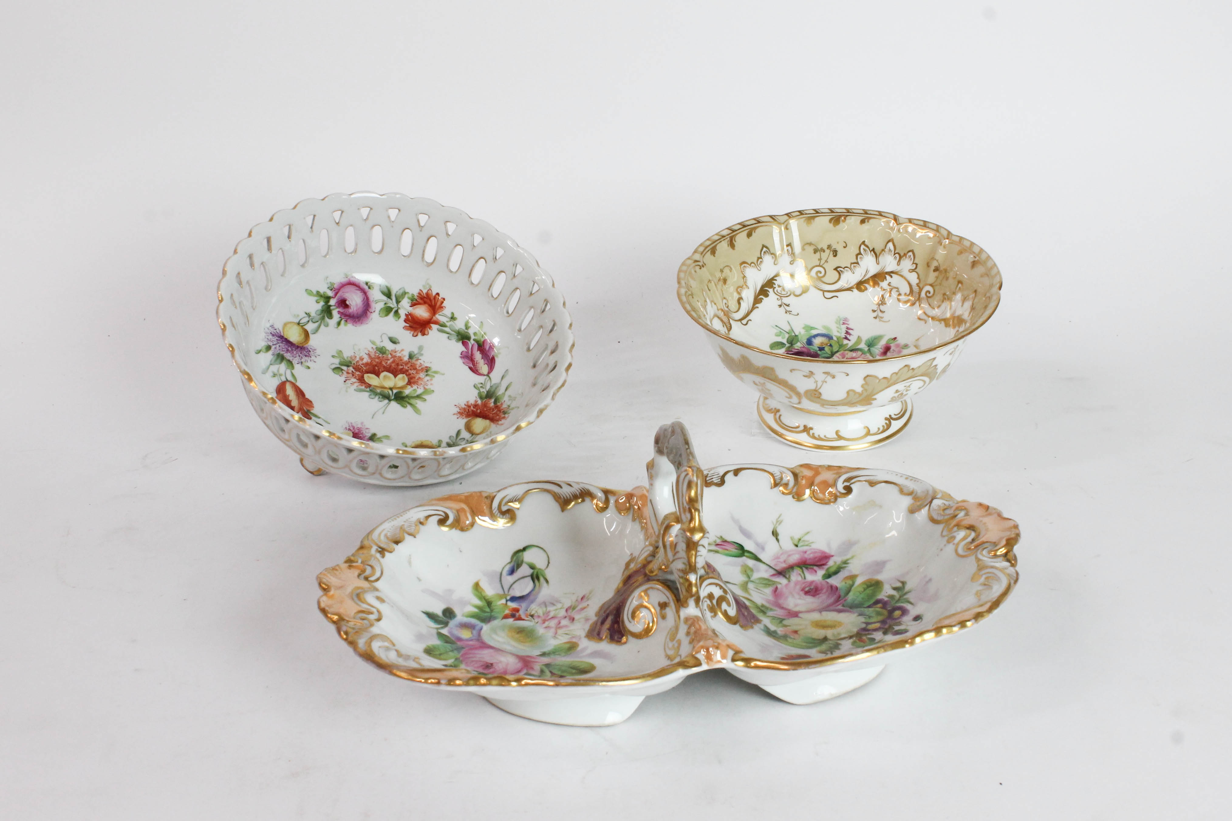 Trio of Decorative Serving Bowls