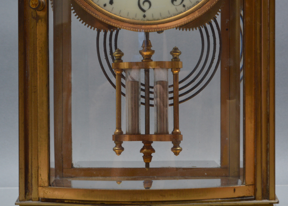 Antique Ansonia Crystal Regulator Clock
