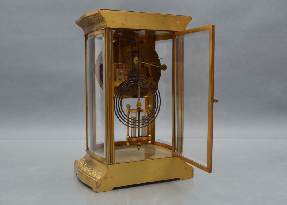 Antique Ansonia Crystal Regulator Clock