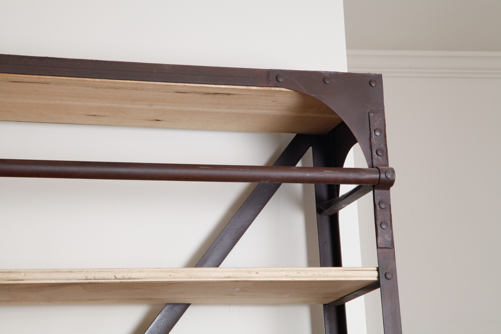 Restoration Hardware Industrial Triple Shelving Unit