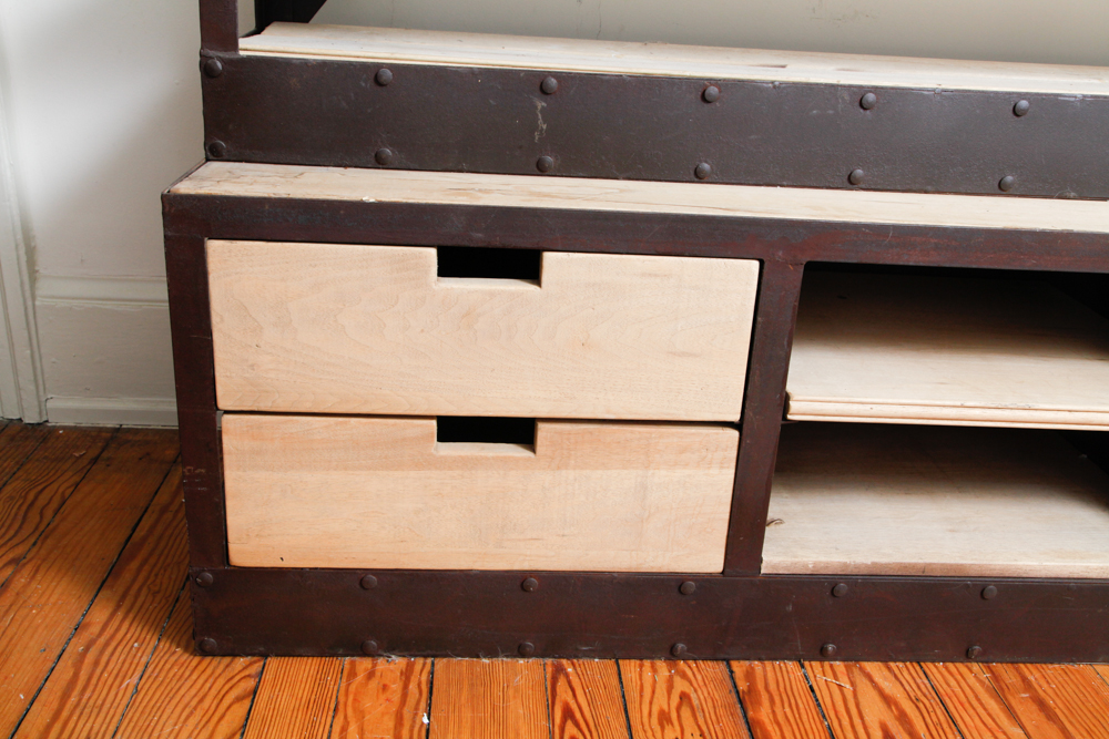 Restoration Hardware Industrial Triple Shelving Unit