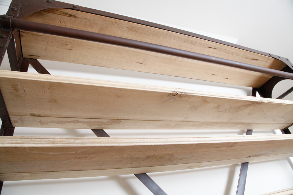 Restoration Hardware Industrial Triple Shelving Unit