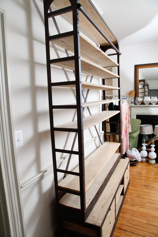 Restoration Hardware Industrial Triple Shelving Unit
