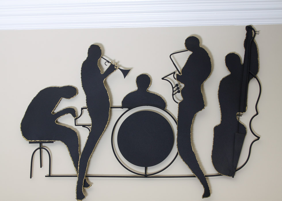 Jazz Band Metal Wall Art