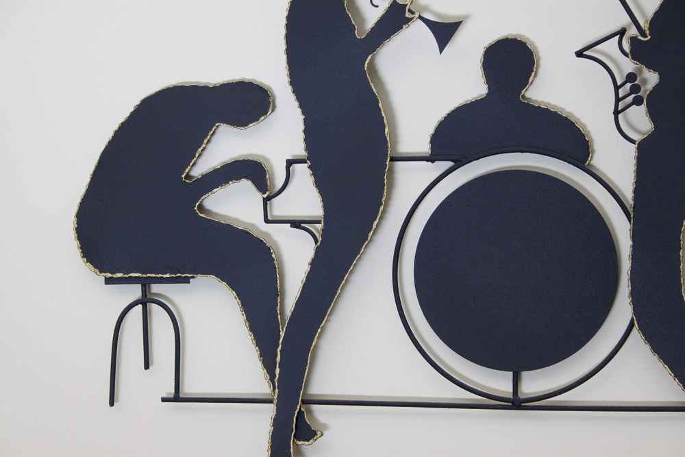 Jazz Band Metal Wall Art
