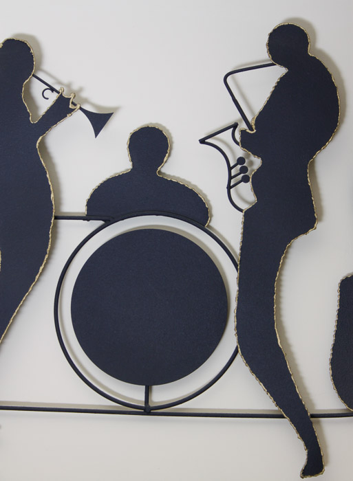 Jazz Band Metal Wall Art