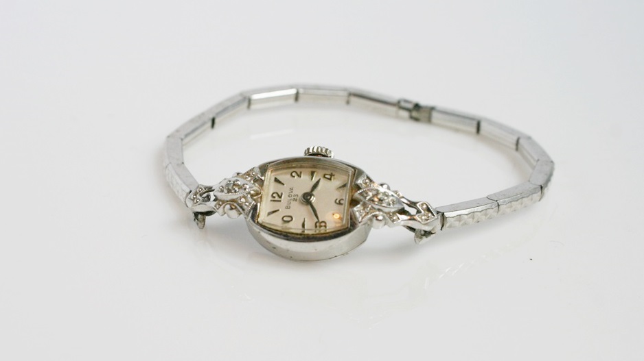 Women's Vintage Bulova Diamond Watch