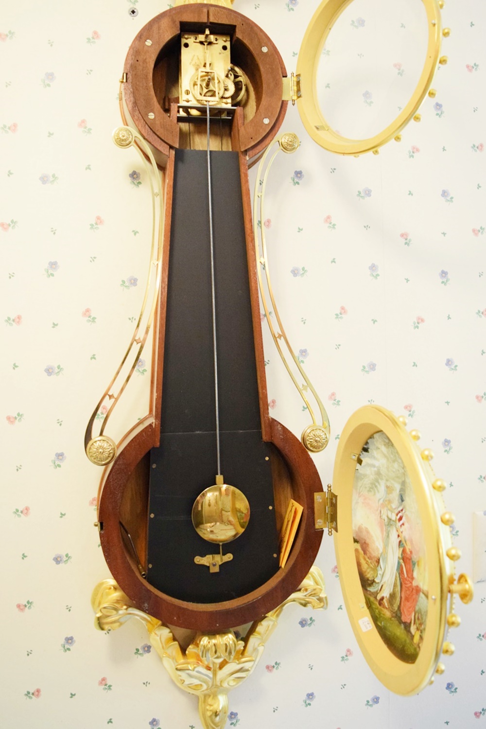 L. Curtis Girandole Banjo Clock by Ted Burleigh, Jr.