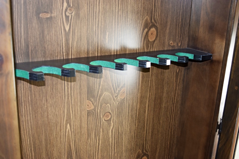 Glass Gun Display Case with Lockable Door