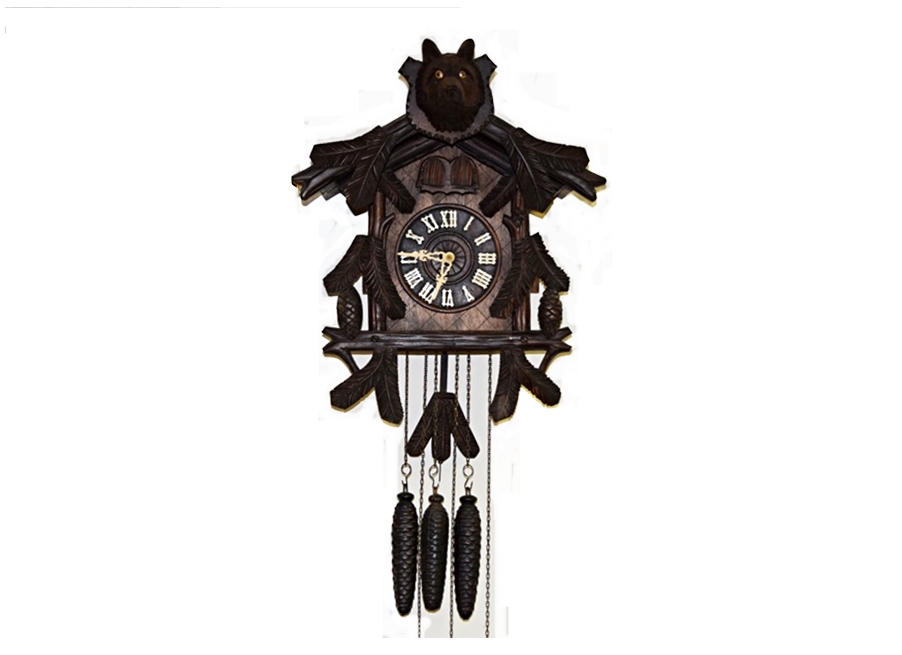 Rare Made in Germany for Sears "Bear" Cuckoo-Quail Clock