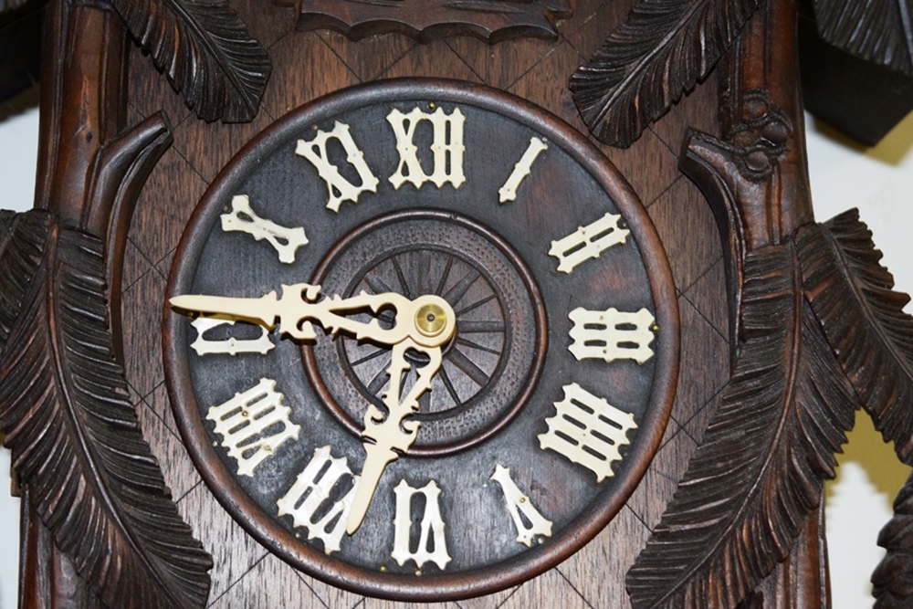Rare Made in Germany for Sears "Bear" Cuckoo-Quail Clock