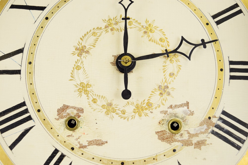 A Circa 1830 Seth Thomas "Pillar and Splat" Shelf Clock