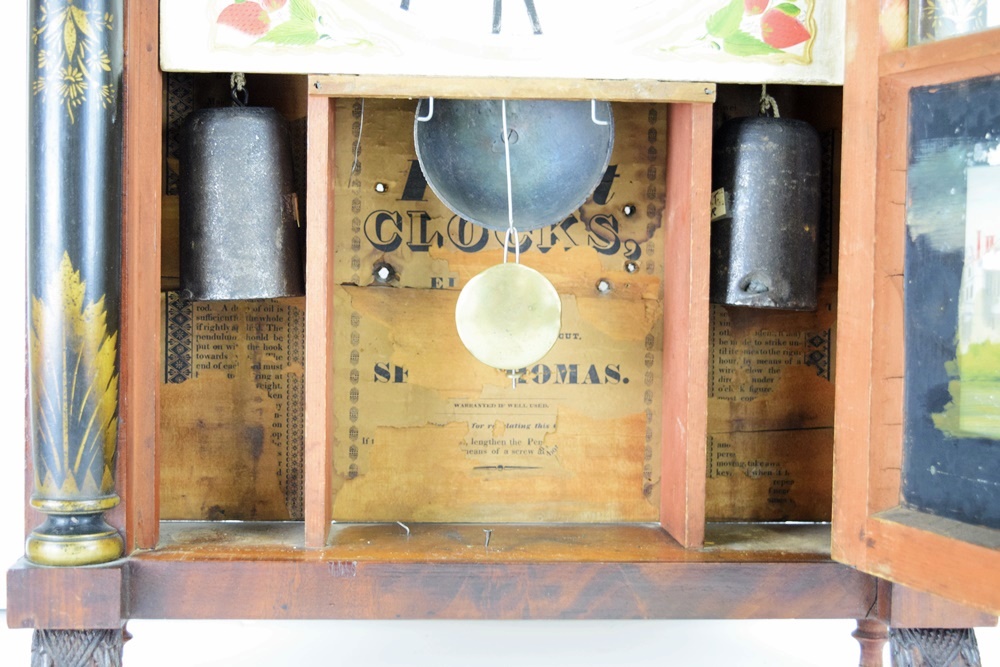 A Circa 1830 Seth Thomas "Pillar and Splat" Shelf Clock