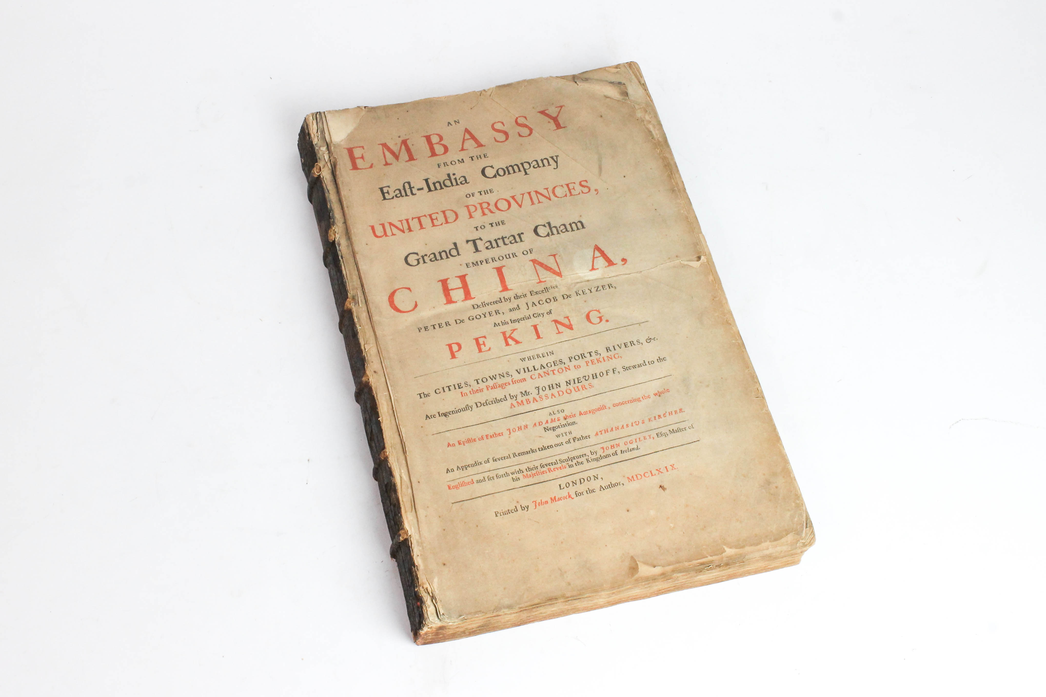 First English Edition of "An Embassy from the East-India Company"