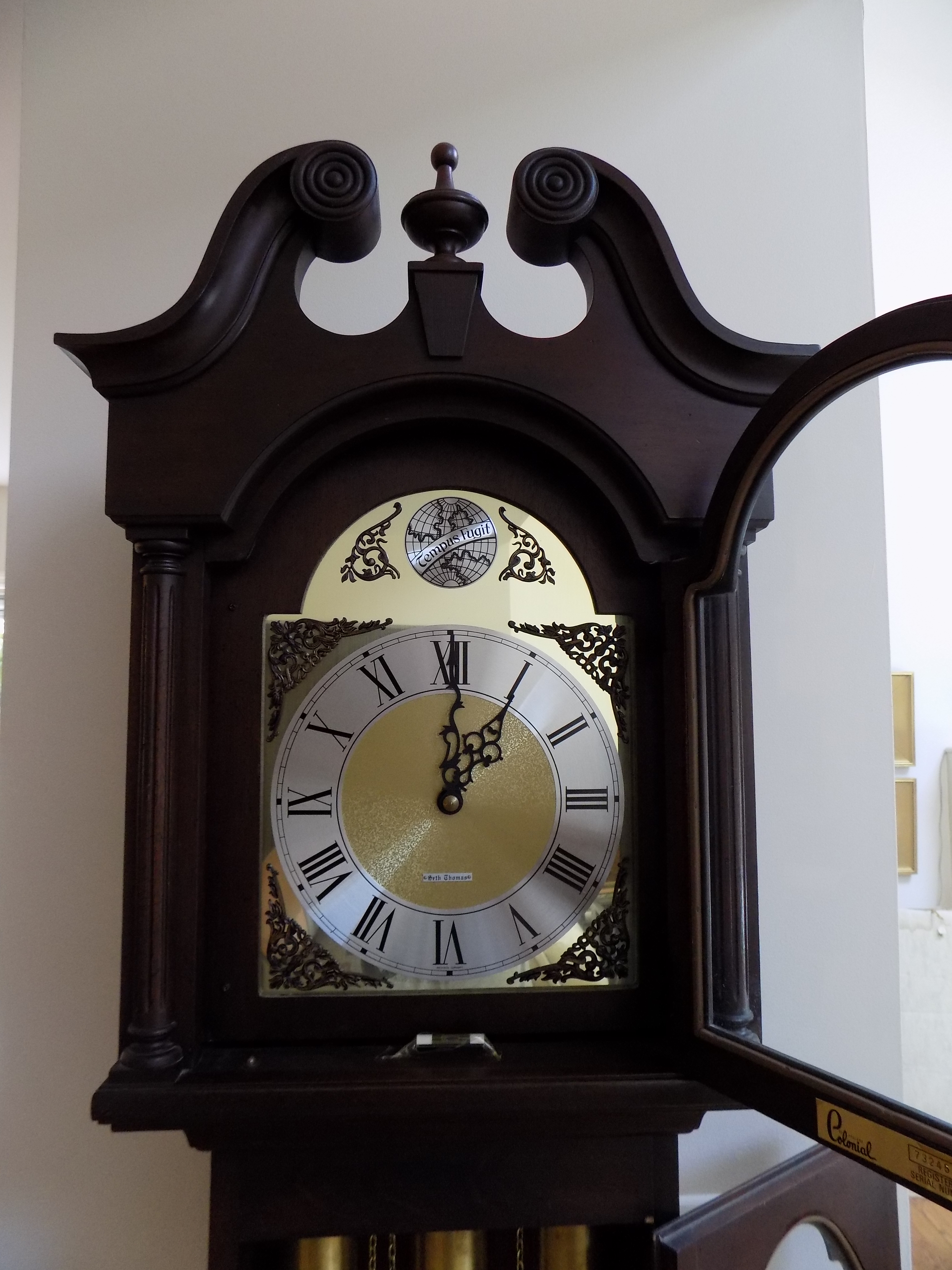 Vintage Seth Thomas Grandfather Clock