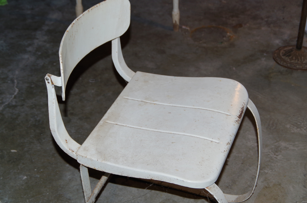 Vintage Mid Century Metal Chair